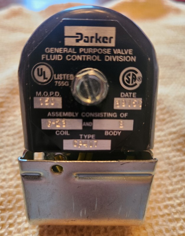 Parker 1/2" Solenoid Valve For Jackson Dishmachine 