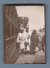 Egypt, Egyptian Family Vintage citrate print. Circ 6x8.5 Citrate Print