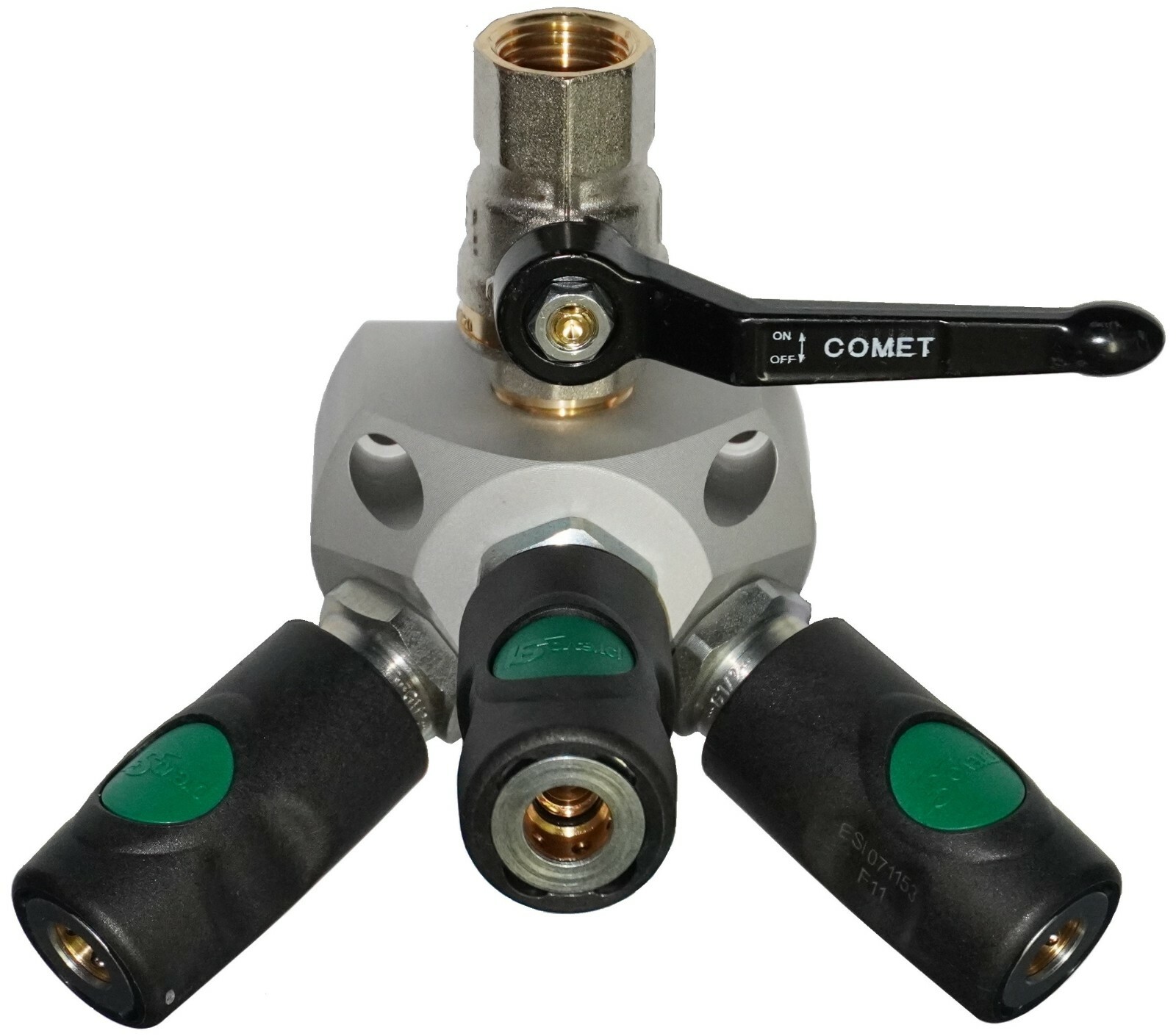 Druckluft Verteiler Aus Aluminium – Pneumatik-Wandverteiler Von Groll GmbH – Für Die Werkstatt