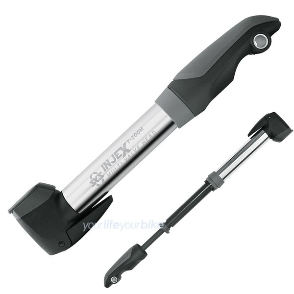 Sks Injex T-ZOOM Teleskop Luftpumpe Alle Ventile Mini Fahrrad Pumpe Handpumpe-image
