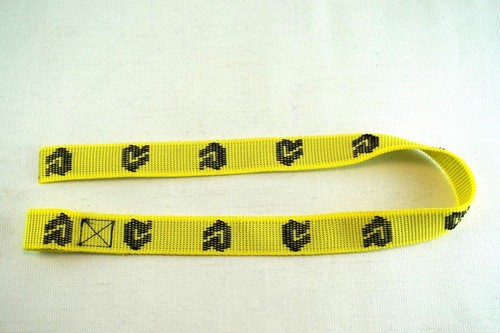 New Rosenbauer Single Yellow Loop Strap Webbing W25mm L600mm Austria 061158-002 - Picture 4 of 6