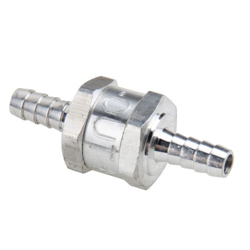8mm 5/16" Fuel Check Valve One Way Inline Non Return Diesel Gasoline Silver - Picture 8 of 12