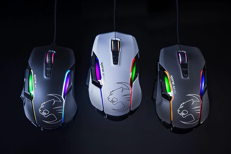 ROCCAT Kone AIMO - RGB Wired Gaming Mouse - Multi Key - 12000dpi Optical Sensor