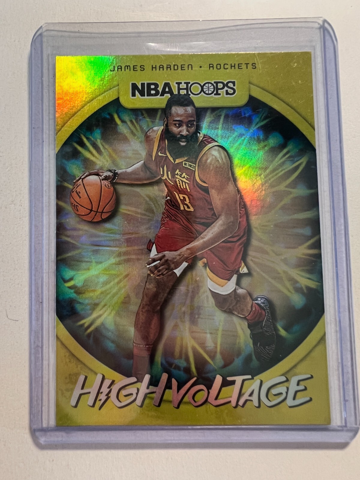 K11,101 - 2019-20 Hoops High Voltage #20 James Harden