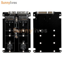 Dual Port NGFF M.2 Solid-State to SATA 3.0 Serial Port Converter Adapter Board