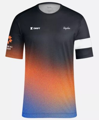 Rapha TOUR FOR ALL Special Edition Technical T-Shirt Mehrfarbig Neu mit Etikett Größe M