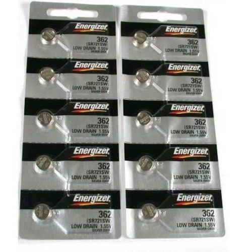 1x Energizer 362 Uhren Batterie Knopfzelle SR721SW AG11