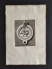 Ercole suffoca il Leone, Lucerne Sepolcrali Bellori, P. S. Bartoli, Stampa 1704