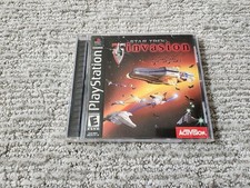 Star Trek: Invasion (Sony PlayStation 1, 2000) PS1 Complete CIB GREAT DISC