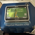 Magellan Maestro 4700 Car Gps Navigator 4.7" Touch Screen bundle box & cords