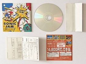 Sega Saturn Sonic Jam With Obi Postcard Ss