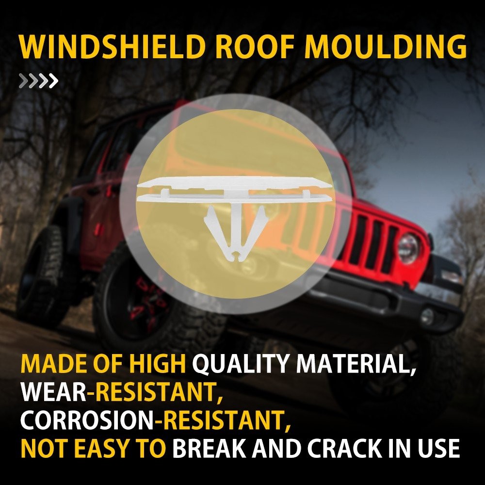 20X Fender Retainer Flare Moulding Clips For Mounting Kit Jeep 18-20 Wrangler JL thumbnail 7