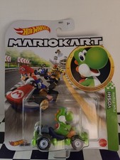 Hot Wheels Mario Kart YOSHI Pipe Frame Kart Diecast Car Mattel GRN19 GBG25