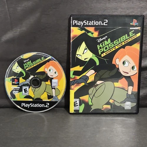 Disney's Kim Possible Whats The Switch Sony PlayStation 2 PS2 Game E BVG