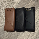 Ray-Ban Lot of 3 Clamshell Snap Cases for Sunglasses/Glasses Brown/Black — photo 1