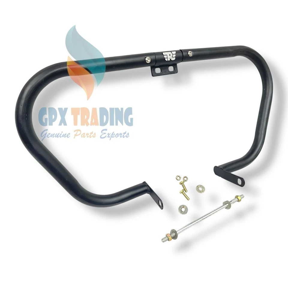 Barra de choque protectora de motor negra para Royal Enfield Classic Reborn Meteor Hunter 350 - Imagen 3 de 3