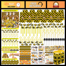 232PCS Construction Birthday Party Supplies  Decorations, Goodie Bag Favors  T