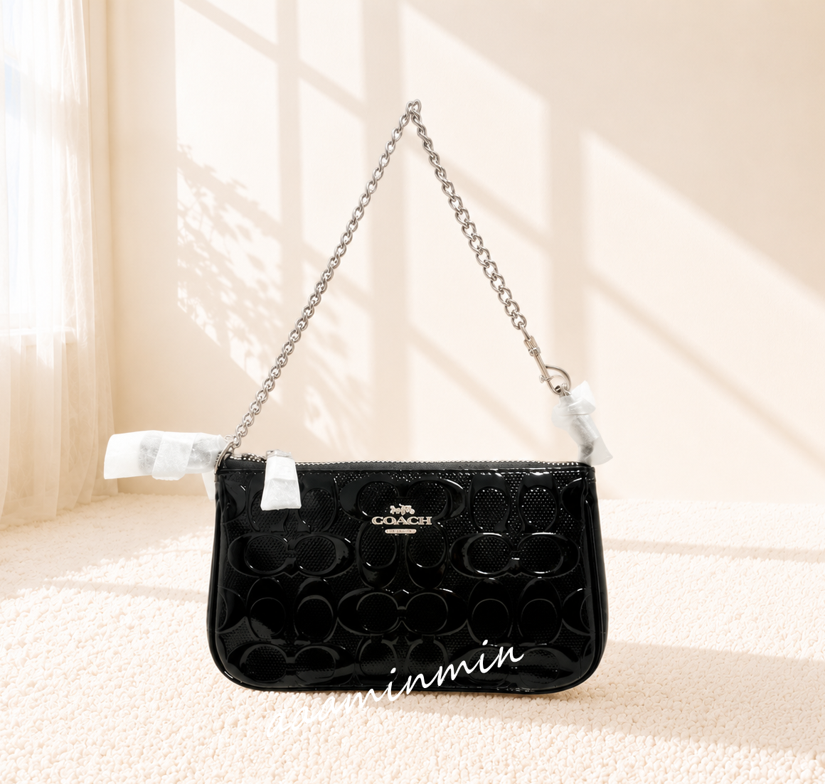 NWT Coach Nolita 19 In Signature Leather With Heart Charm CDY97 | eBay