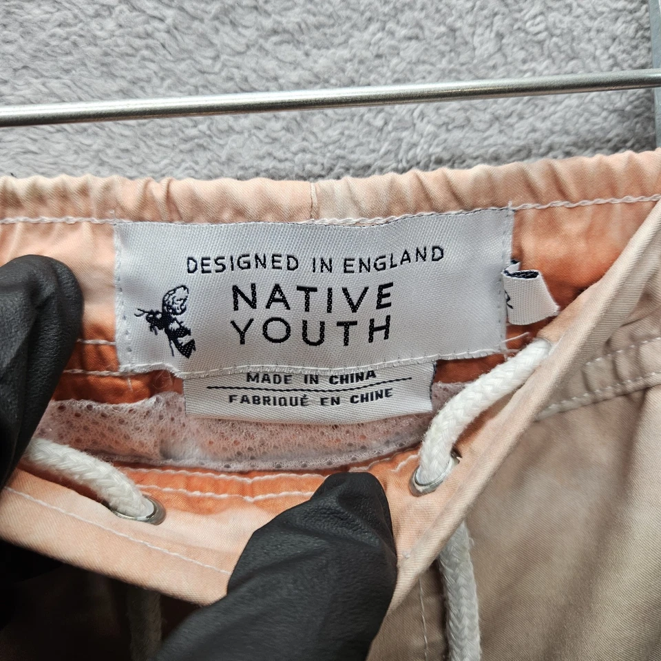 Native Youth Men's Sz 32 Swimwear Trunks Shorts Flamingo Print Multicolor - Image 3 of 4