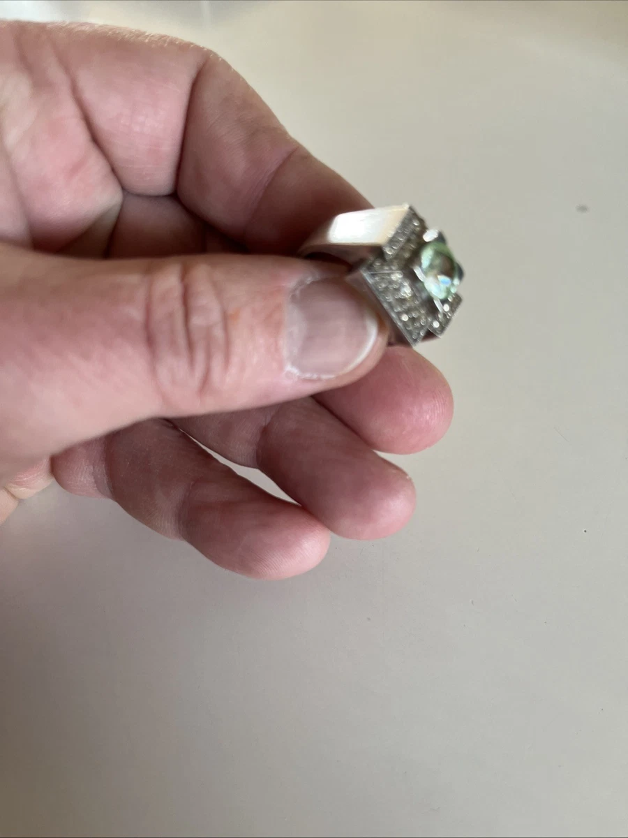 Bague Ancienne En Argent Massif - Modèle #A12.5, Occasion