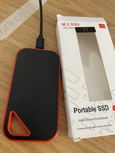 1tb Portable SSD Used But Possibly Faulty External Storage Drive