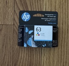 HP 63 F6U61AN Tri-Color Ink Cartridge Expiration -2024