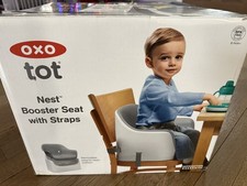 OXO Tot Nest Booster Seat with Straps Gray