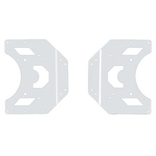 VESA Conversion Plate Adapter Monitor Arm, Wall Mount Extension, 200x400 White