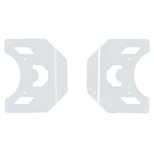 VESA Conversion Plate Adapter Monitor Arm, Wall Mount Extension, 200x400 White