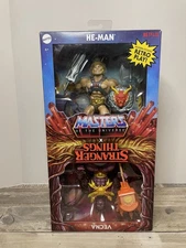 MOTU Masters of the Universe X Stranger Things He-Man & Vecna Figures 2Pack NEW