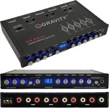 Gravity EQ15 1/2 Din Five Equalization Bands Car Audio Equalizer EQ Front, Rear 