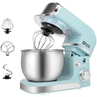 Compact Stand Mixer, 3.2Qt, 6-Speeds, Egg Whisk, Dough Hook