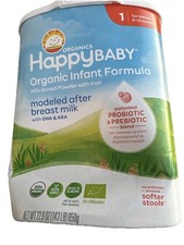 Happy Baby Organic Infant Formula Probiotic Prebiotic Step 1 22.9 Oz