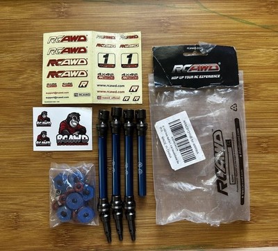 Drive Shafts for ARRMA Kraton & Outcast BLUE NWT (Open Bag, Missing Half of 1)