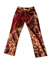 Roberto Cavalli AW 2002 Collection Floral Denim Pants