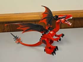 LEGO Castle 2013 Red Dragon Figure (70403) Missing Fire