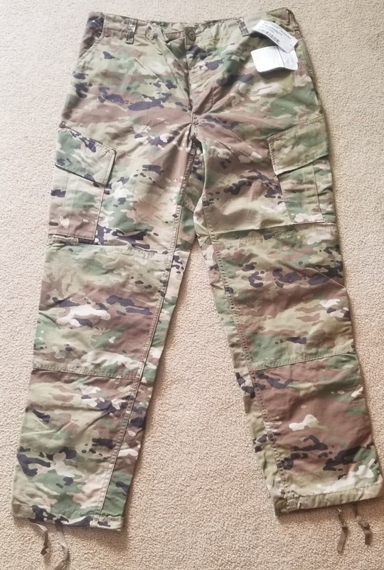 NWT Army Combat Uniform Trousers, Unisex & Perimeter Guard - Size Large/Regular