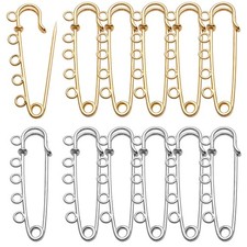 Large Safety Pins,20pcs 50mm Metal Heavy Duty Blanket Safety Pins Kilt Pins w...