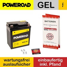 Batteria gel Honda Vision 50, 2012-2013 (AF72), senza manutenzione (incl. deposito 7,50€)