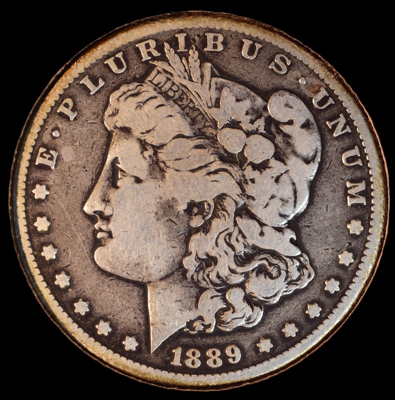1889 CC Silver Morgan Dollar $1 VG Coin SCARCE KING CC  NO RESERVE, INSURED SHIP