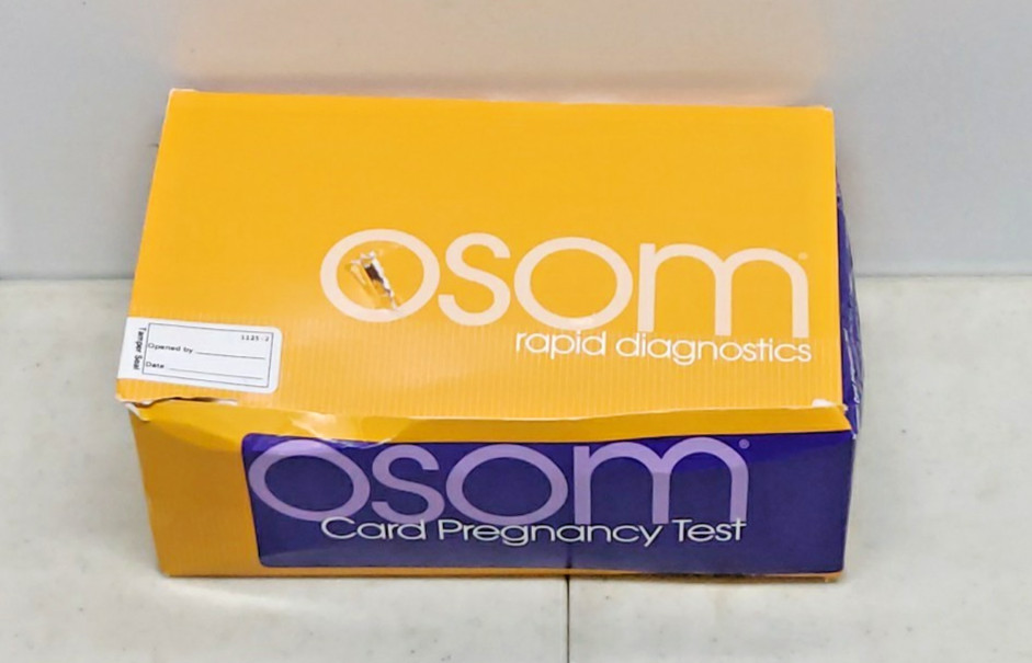 OSOM Rapid Diagnostics Card Pregnancy Test 25 Tests