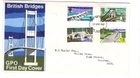 1968 BRITISH BRIDGES - BATH CDS FDC FROM COLLECTION H43
