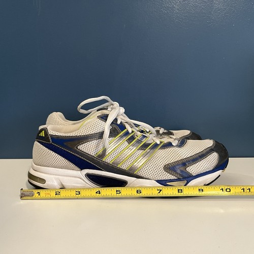 Adidas Shoes Men's Size 9 White Silver Torsion System w/ 3D Cushion Sneaker - Picture 14 of 16
