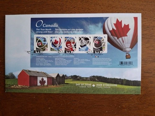 Canada 2011 O Canada Pride, S/S FDC sc#2418