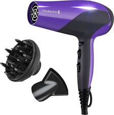 Remington Asciugacapelli Protezione Danni Ceramica Ionica Tormalina Viola Nuovo