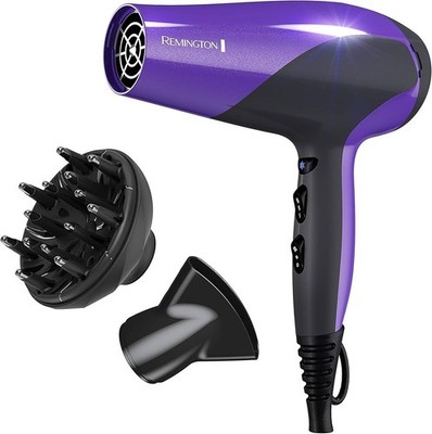 Remington Damage Protection Hair Dryer Ceramic Ionic Tourmaline Purple New