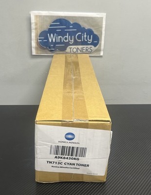 Konica Minolta TN713 Compatible Cyan Toner Cartridge A9K8430 for C659 C759 New