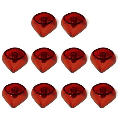 10 Tasten MOA 1U Tastenkappen Transparent PC Crystal Blank Tastenkappen für8985