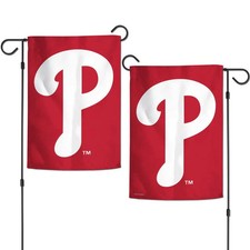Philadelphia Phillies Flag 12x18 Garden Style 2 Sided Cap Logo - Special Order