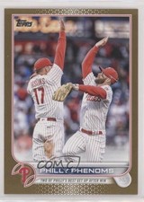 2022 Update Veteran Combos Gold Rhys Hoskins Bryce Harper Philly Phenoms 06bg